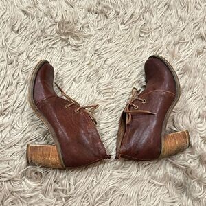 Jeffrey campbell boxxy leather boots size 8.5